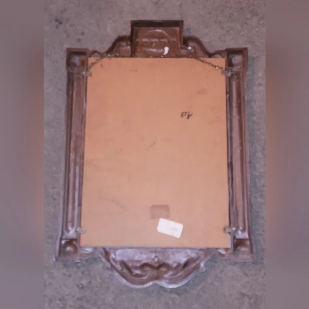Pepsi Decorative Wall Mirror with Brown Frame